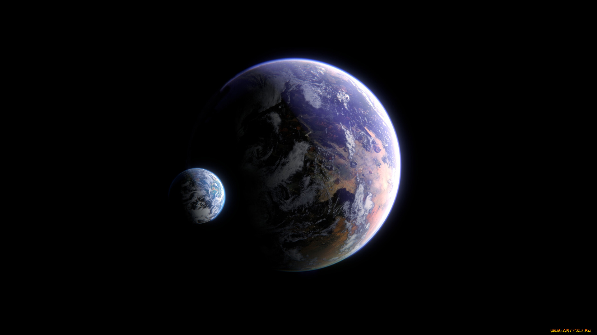 космос, земля, спутник, space, планета