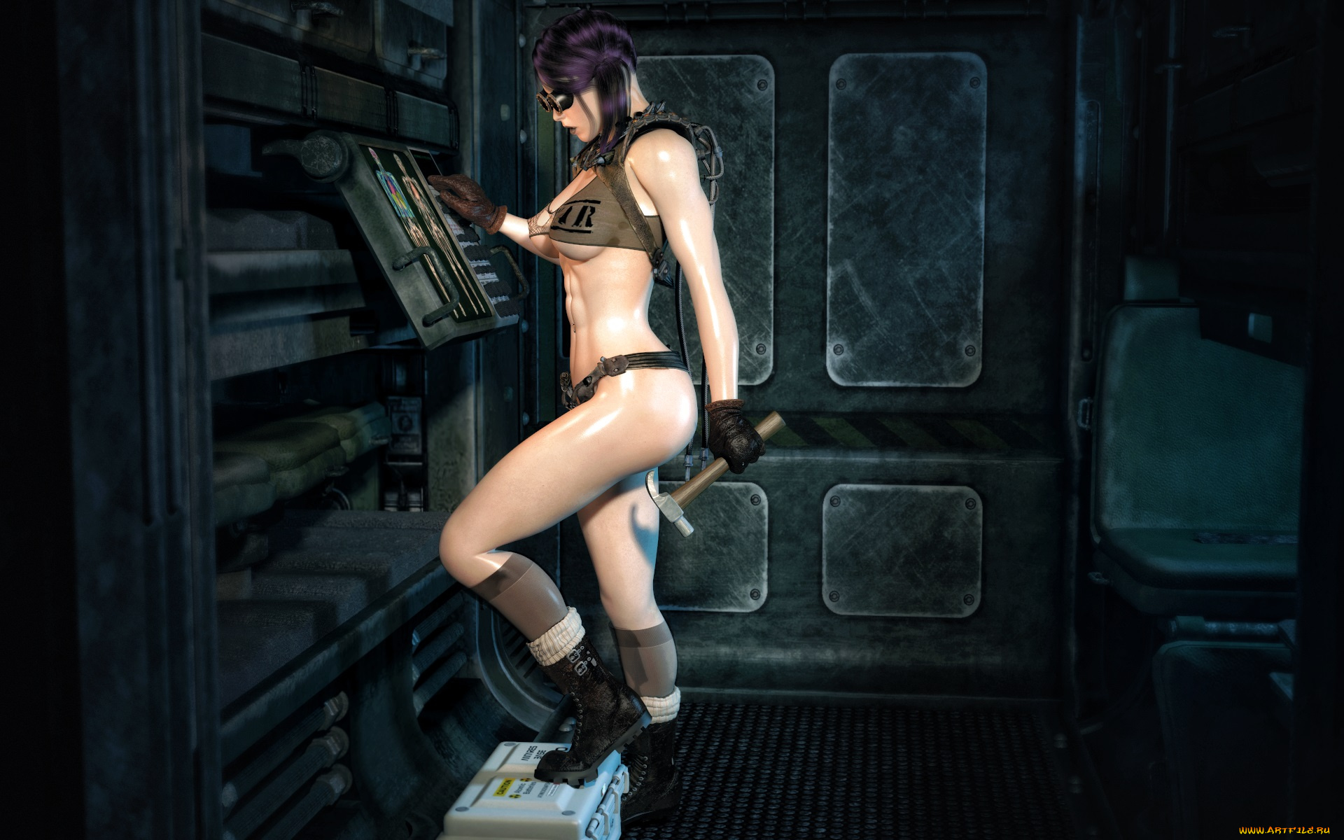 3д, графика, фантазия, , fantasy, взгляд, фон, девушка