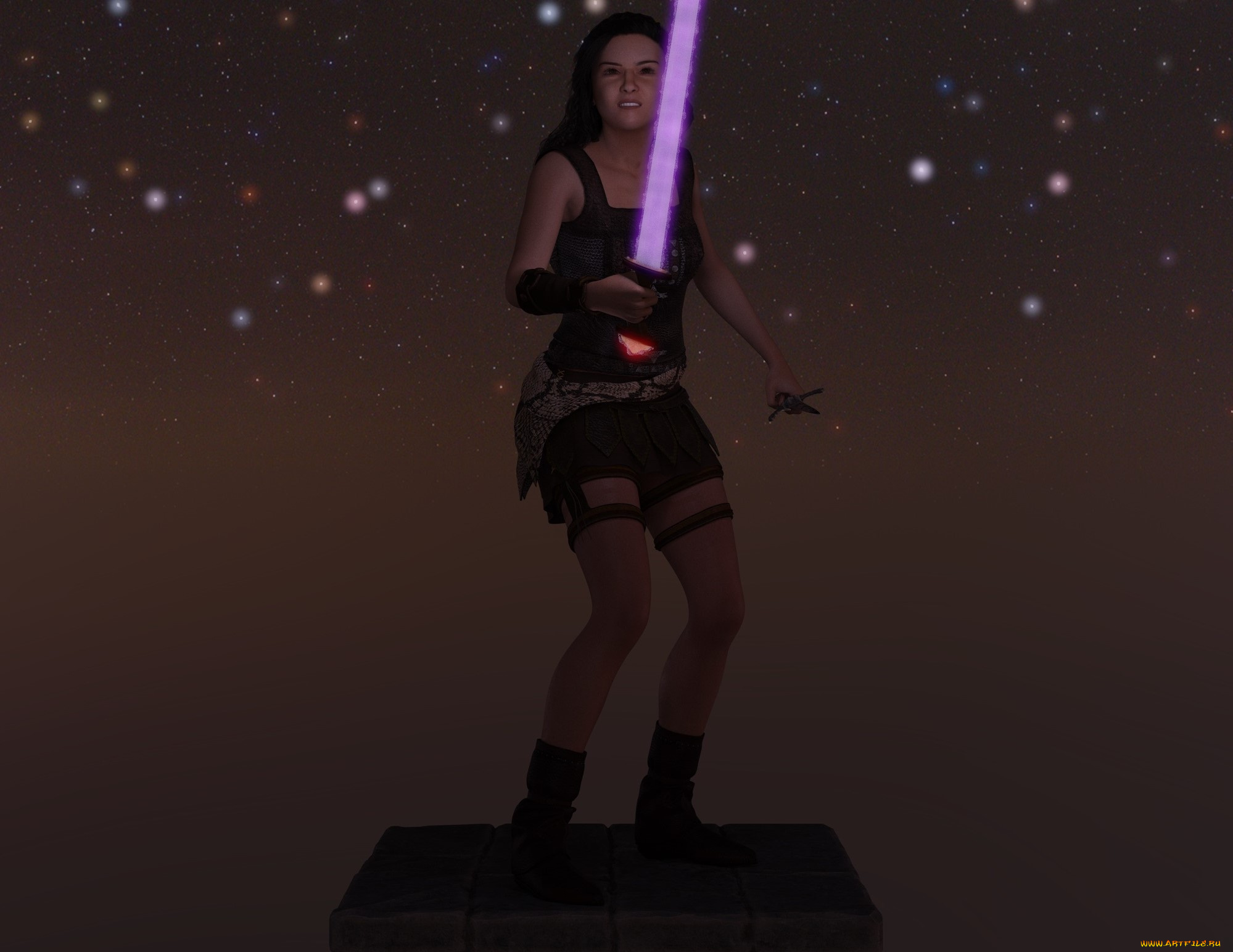 3д, графика, фантазия, , fantasy, девушка, взгляд, фон