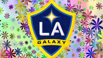 обоя спорт, эмблемы клубов, логотип, la, galaxy, фон