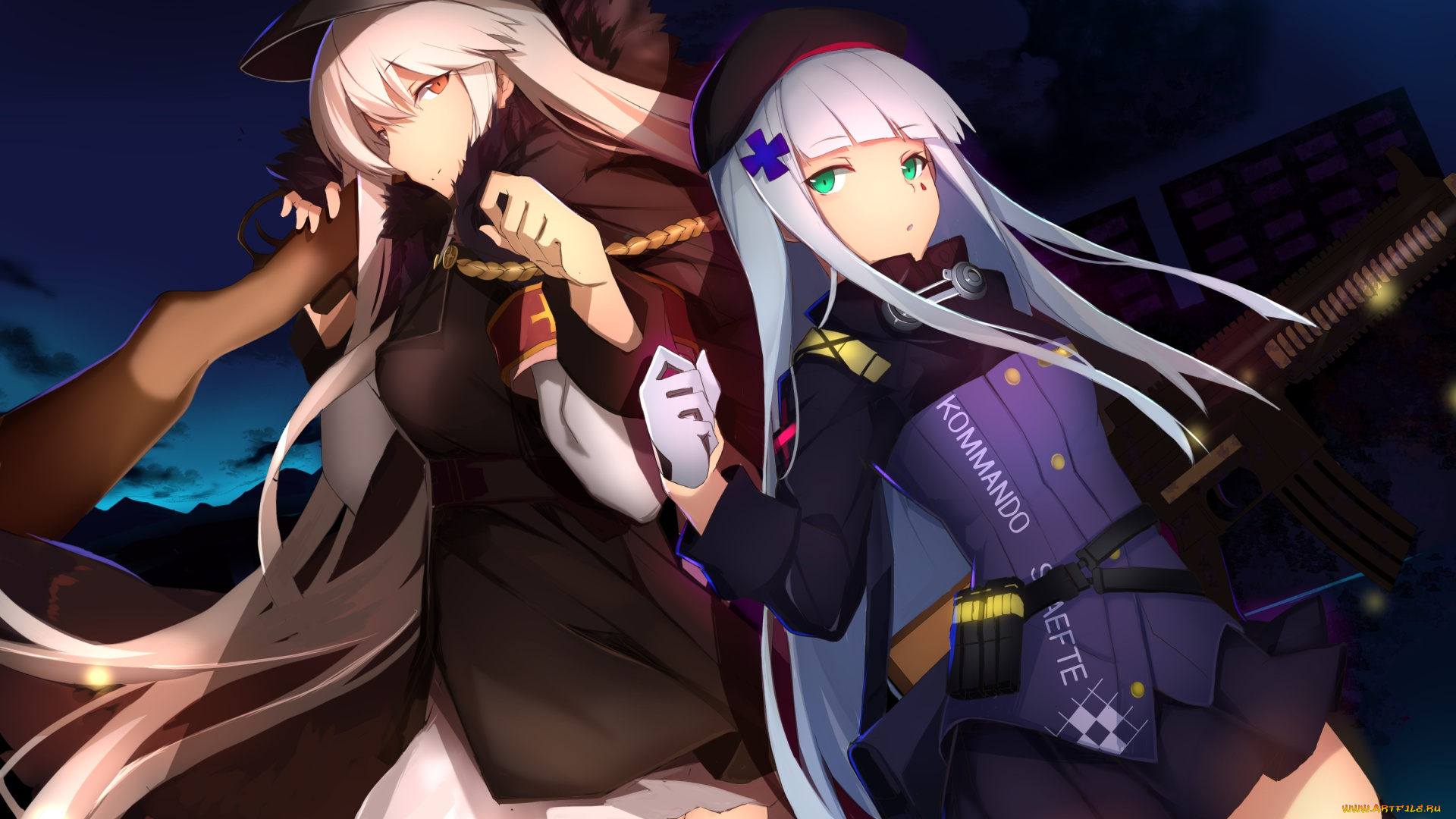 аниме, girls, frontline, girls, frontline