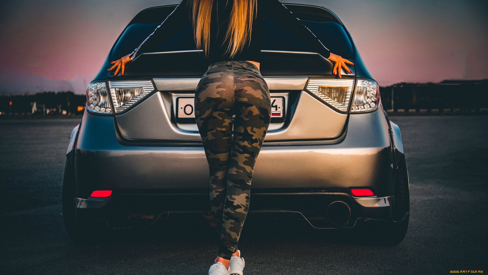 автомобили, -авто, с, девушками, subaru, impreza, wrx