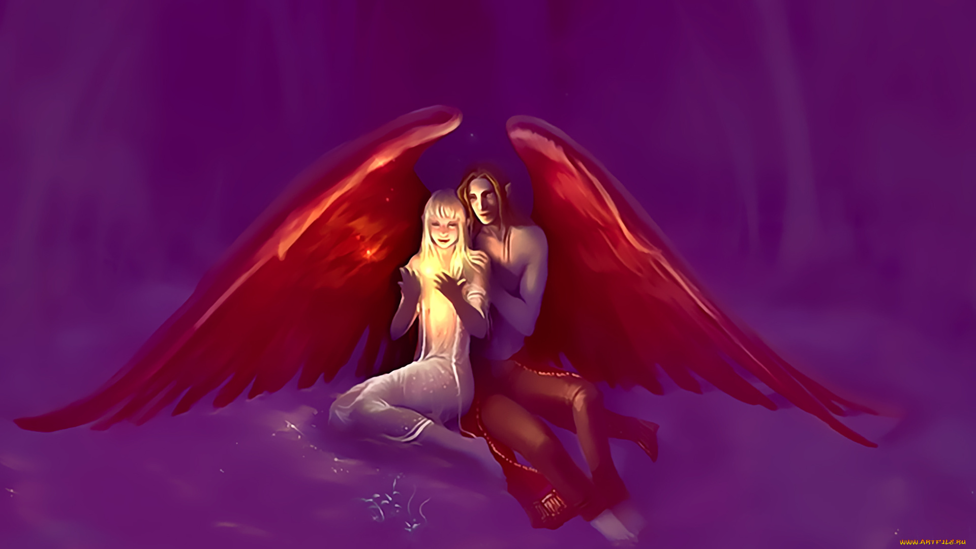 календари, фэнтези, 2020, calendar, мужчина, девушка, крылья, ангел