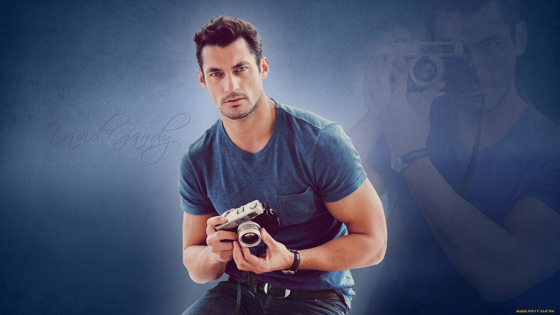 мужчины, david, gandy, фотоаппарат