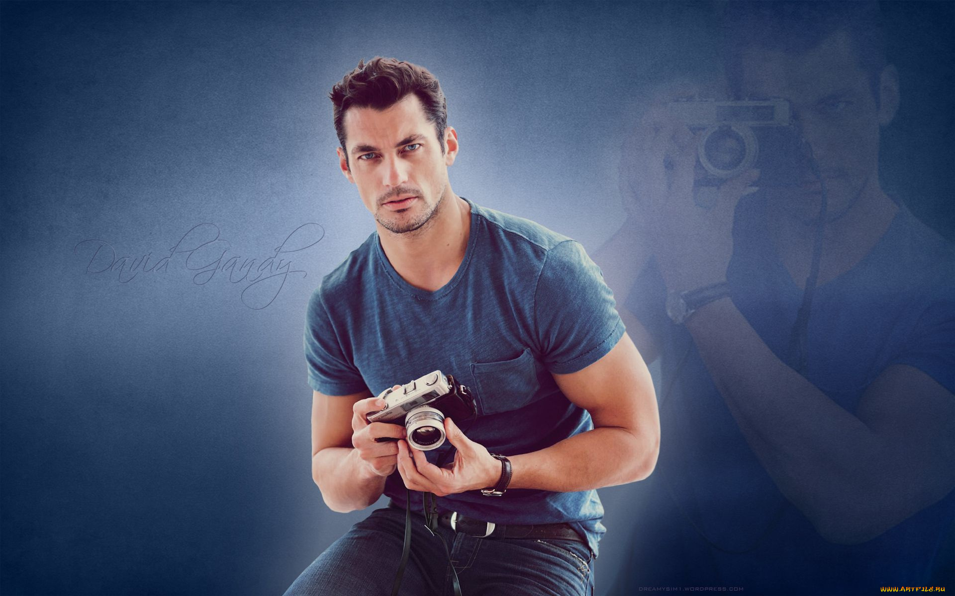 мужчины, david, gandy, фотоаппарат