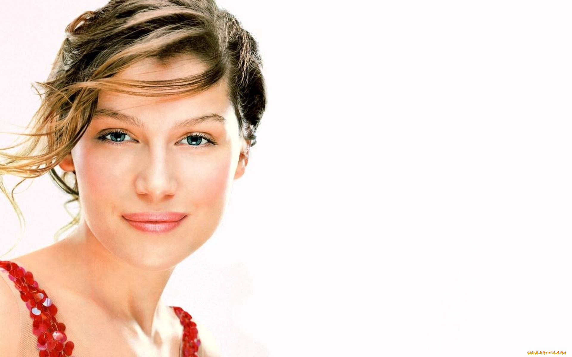 девушки, laetitia, casta, модель, лицо, улыбка