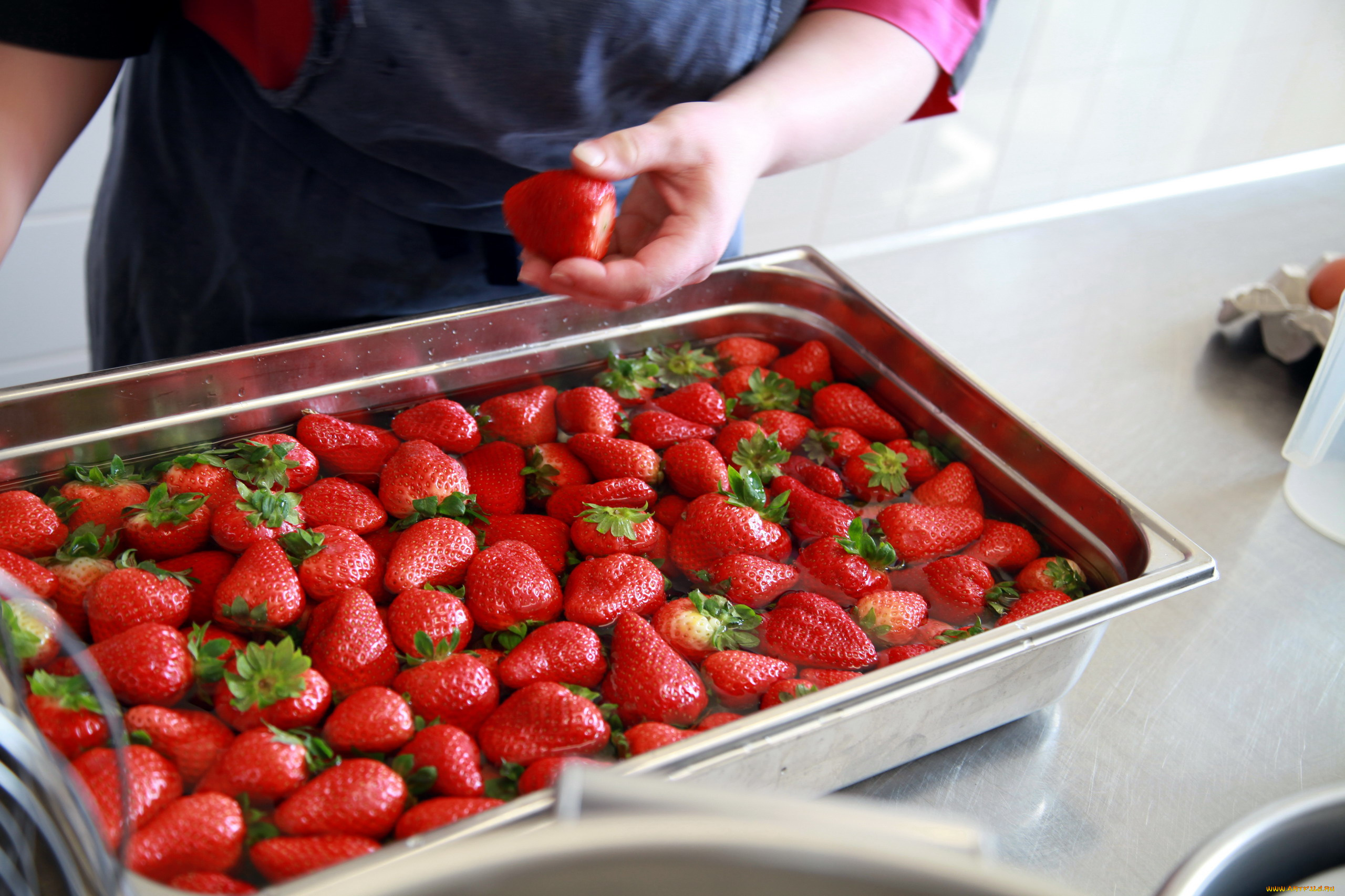 еда, клубника, , земляника