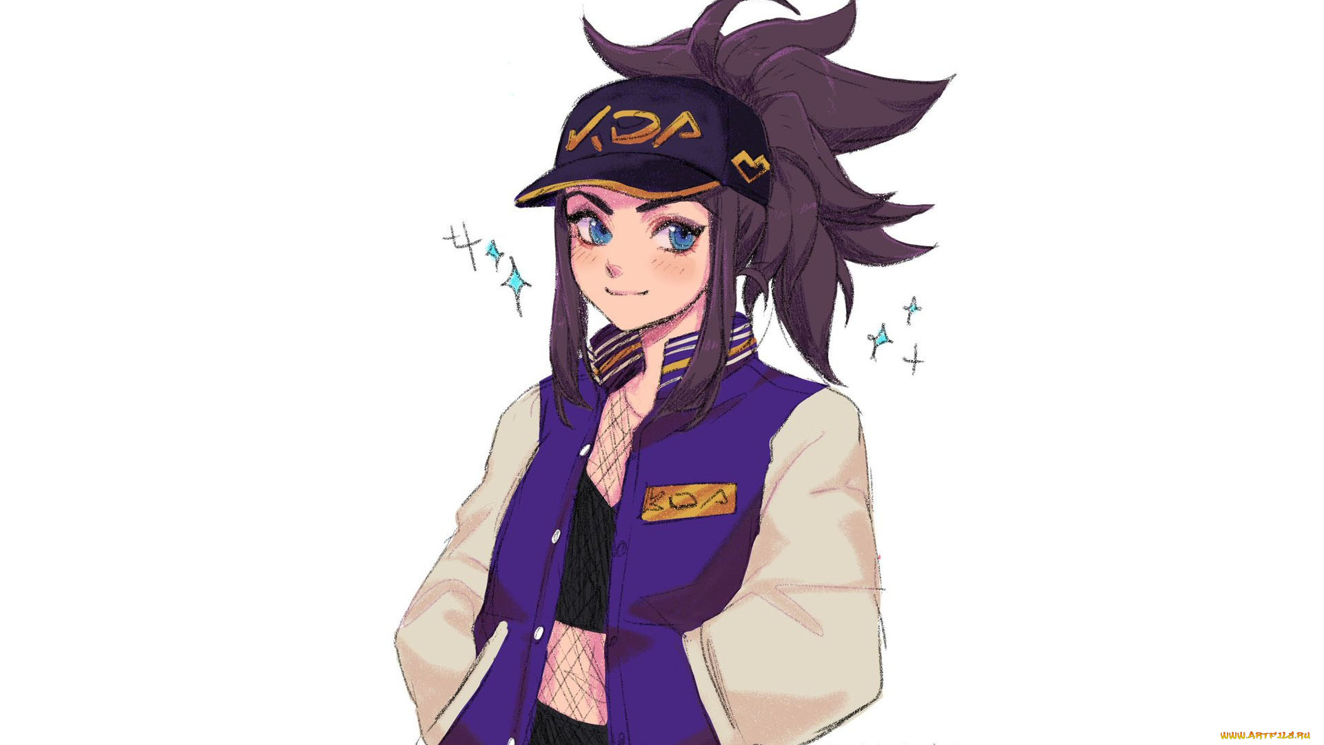 видео, игры, league, of, legends, akali, кепка, куртка