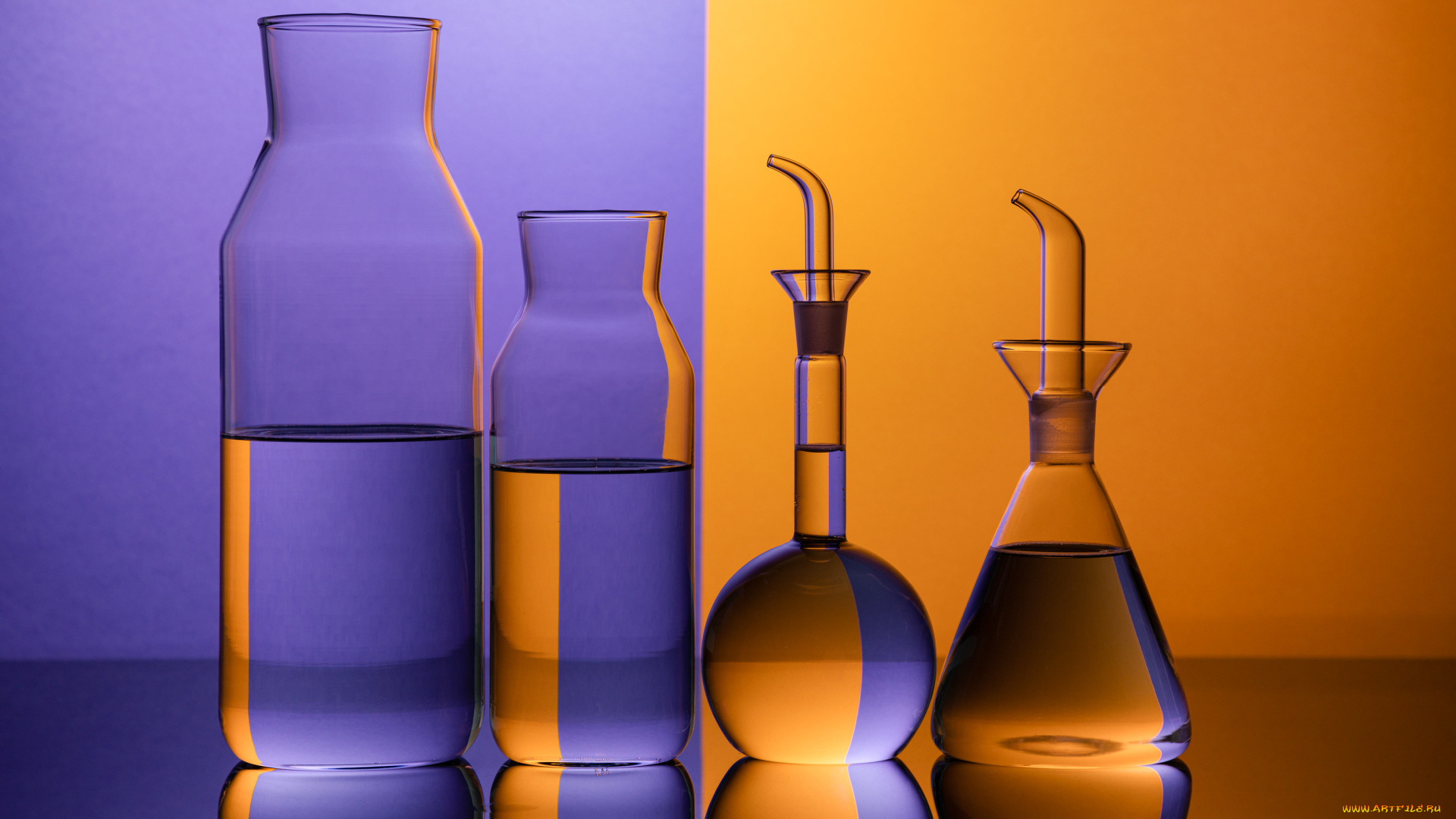 3д, графика, другое, , other, колбы, цвет, форма