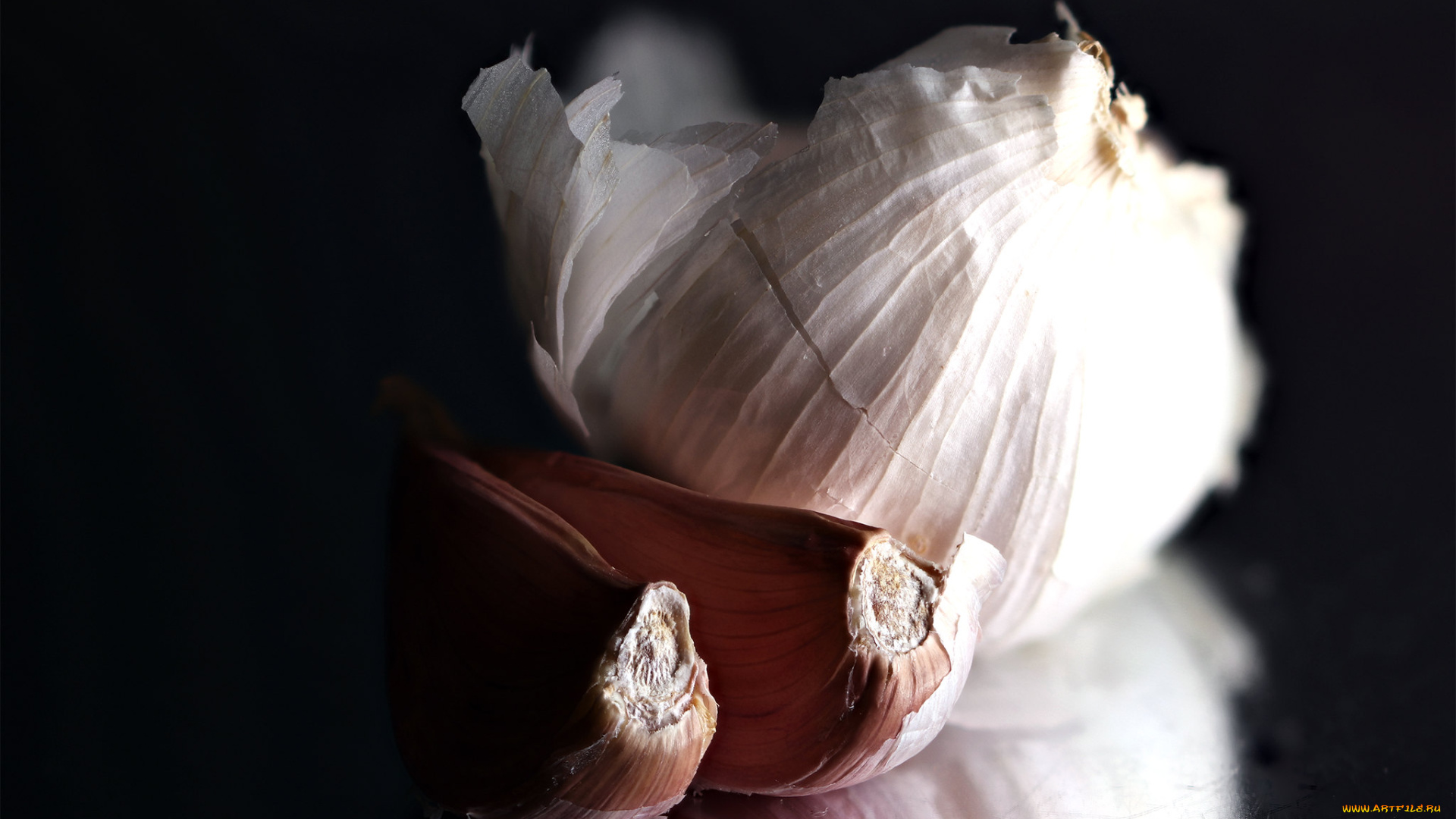 еда, чеснок, зубчик