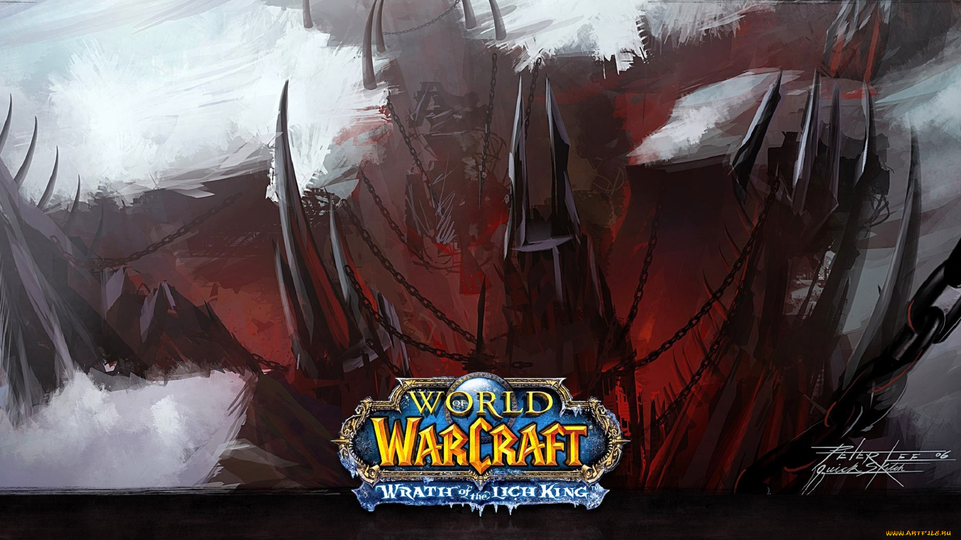 видео, игры, world, of, warcraft, , wrath, of, the, lich, king, башни, цепи
