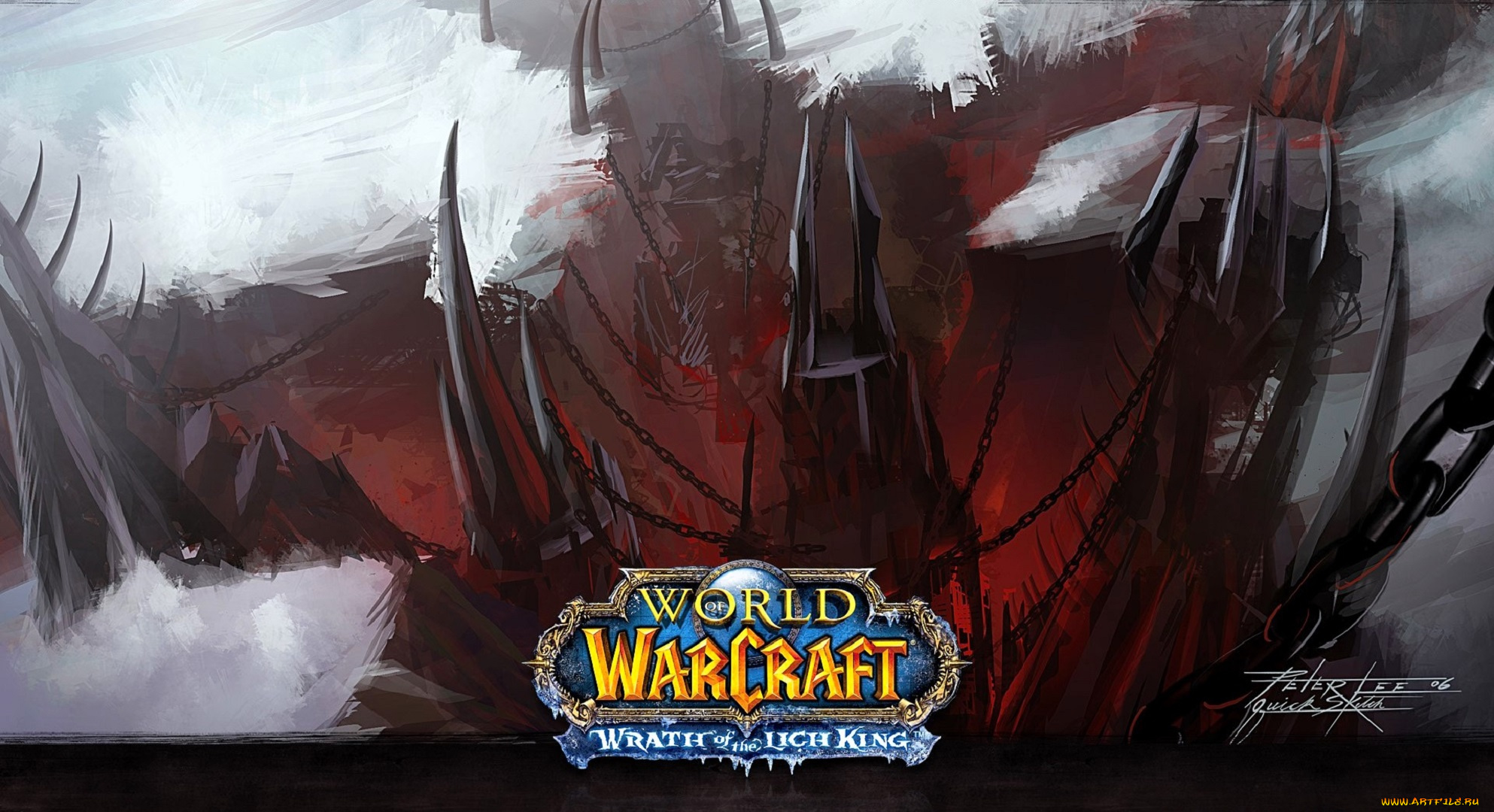 видео, игры, world, of, warcraft, , wrath, of, the, lich, king, башни, цепи