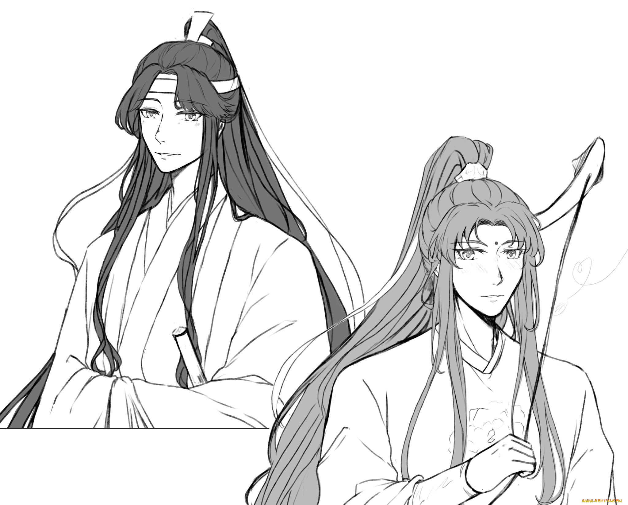 аниме, mo, dao, zu, shi, цзинь, лин, лань, сычжуй