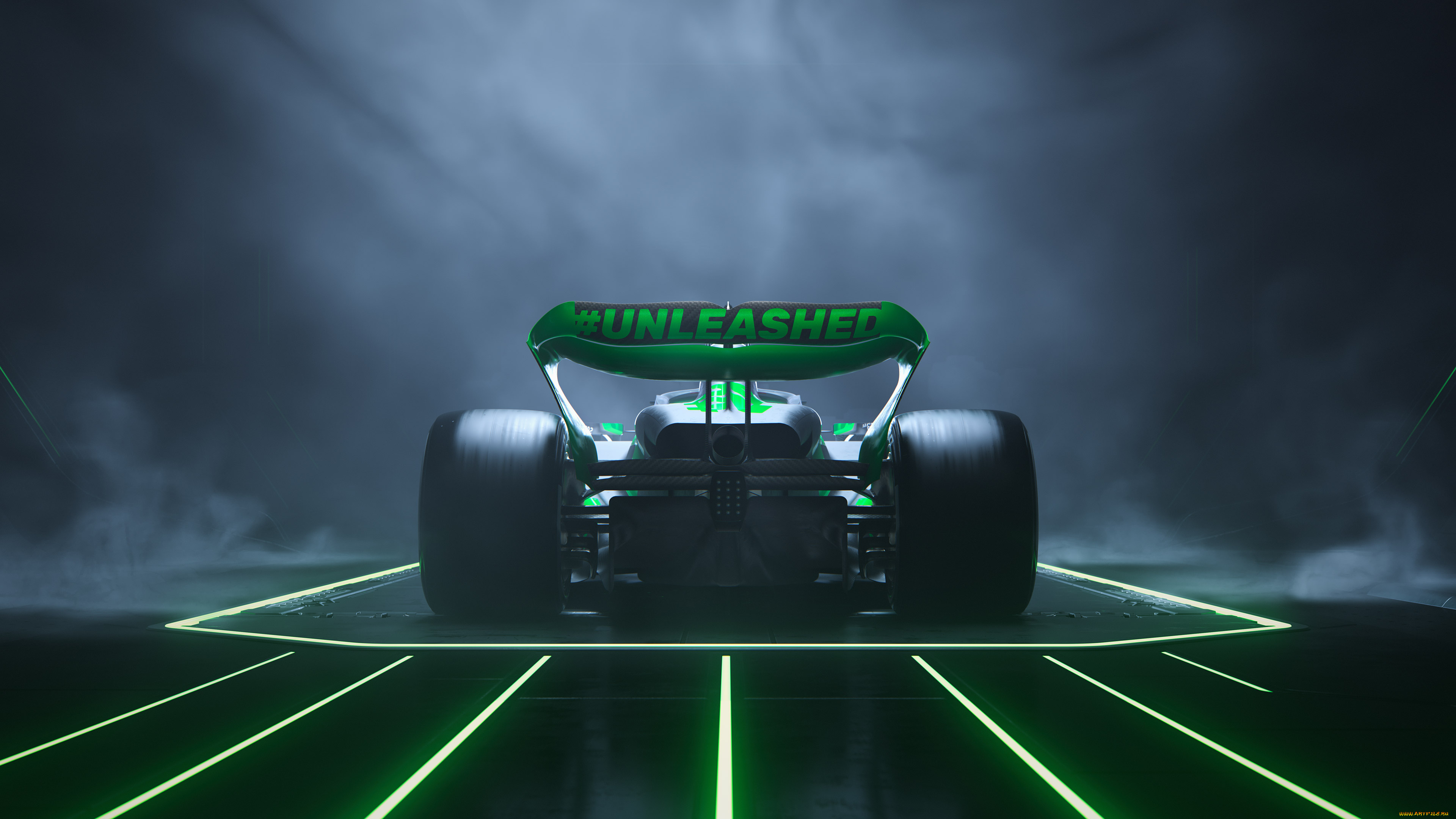 спорт, формула, 1, формула, 1, карбон, formula, болид, sauber, race, car, bolide, green, light, монокок, гоночный, автомобиль, 2024, c44, black, and, monocoque, carbon, fiber, чёрно, зелёный