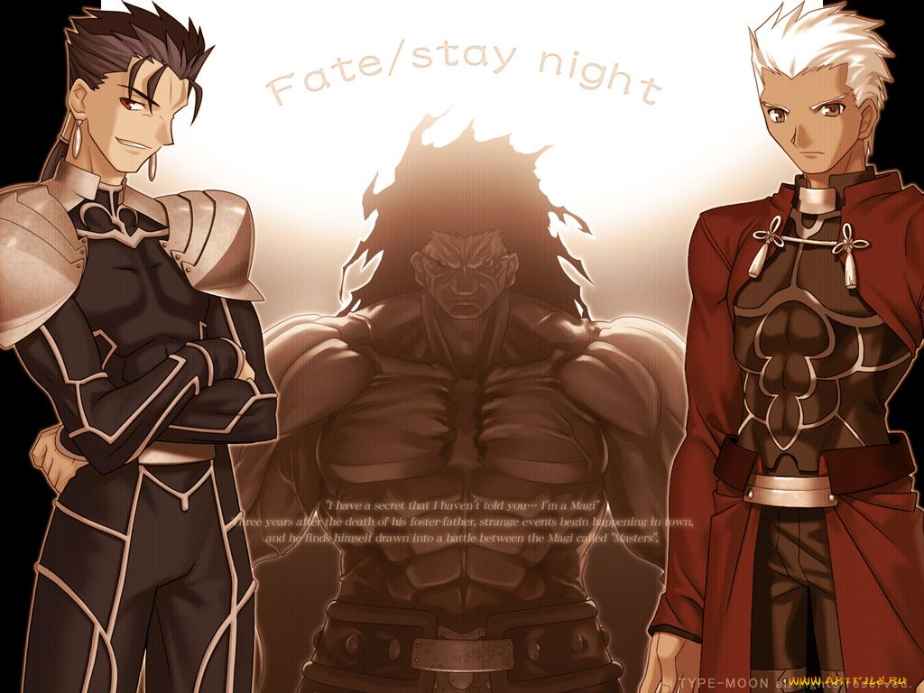 аниме, fate, stay, night
