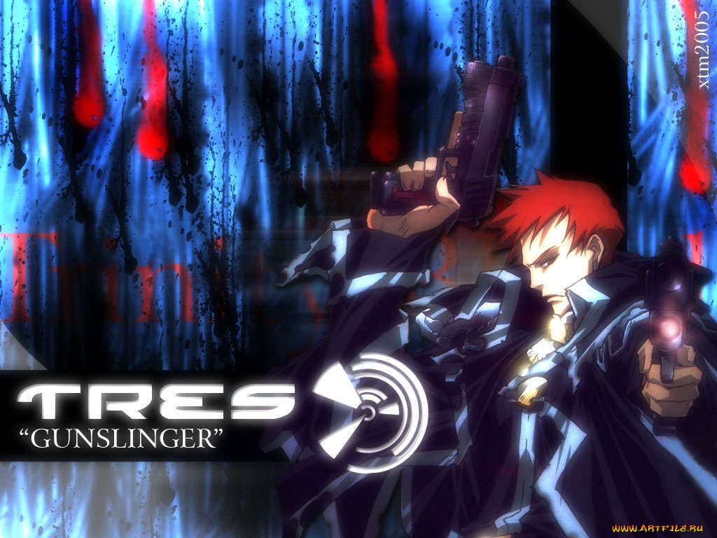 аниме, trinity, blood