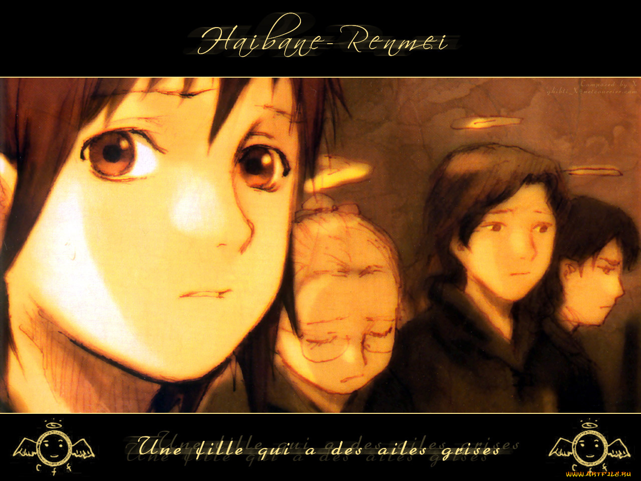 аниме, haibane, renmei
