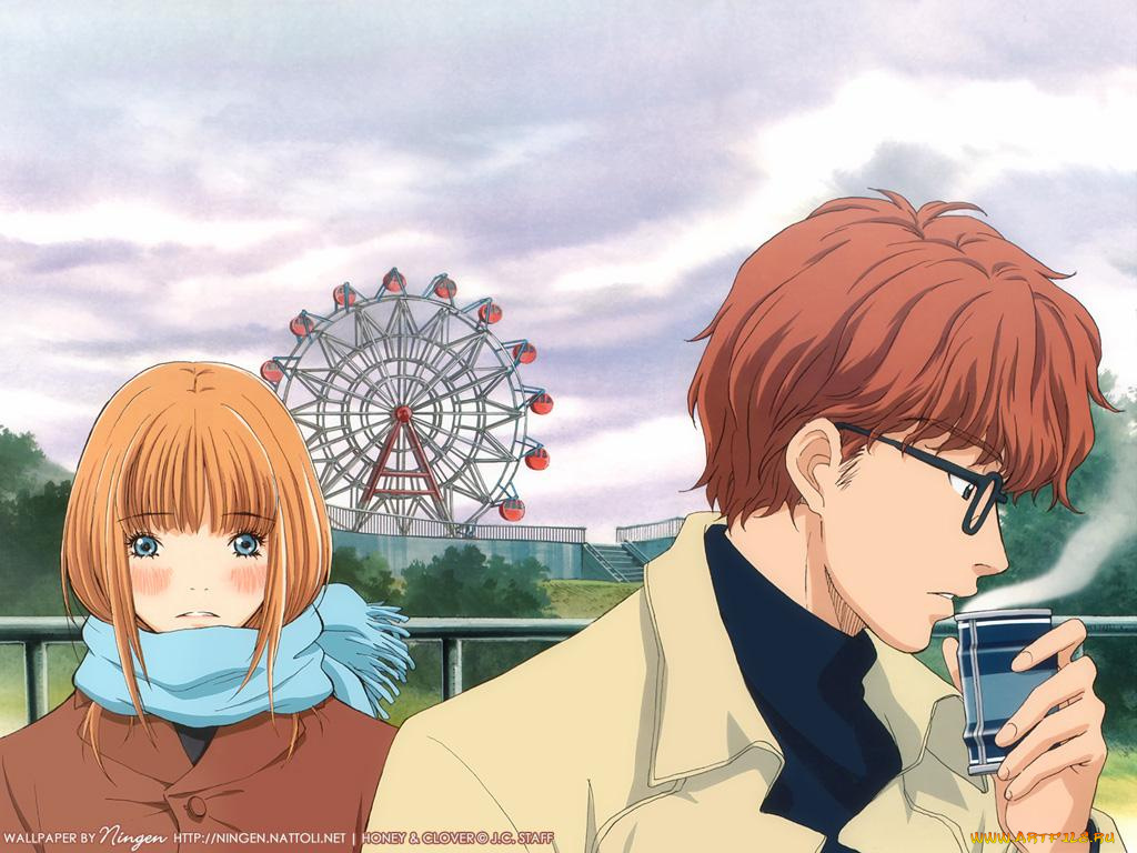 аниме, honey, and, clover