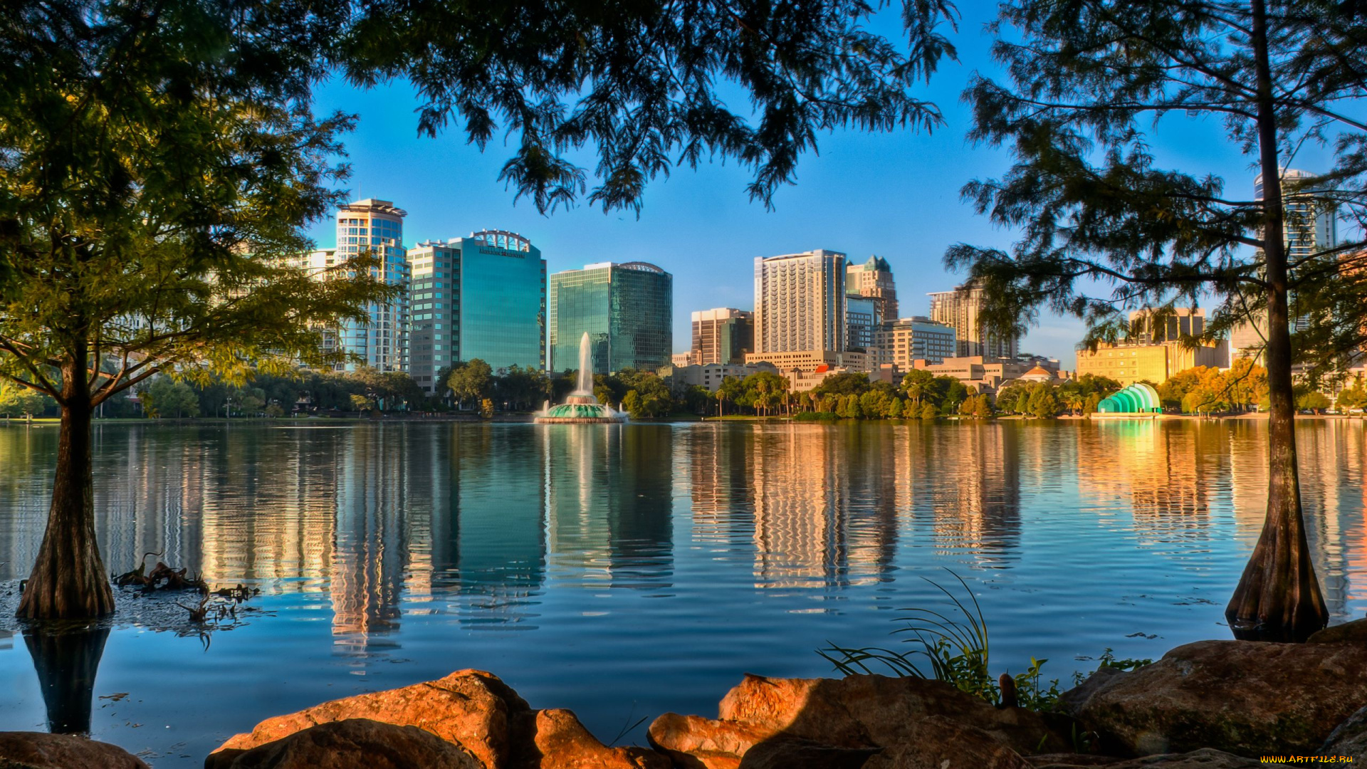 orlando, города, пейзажи