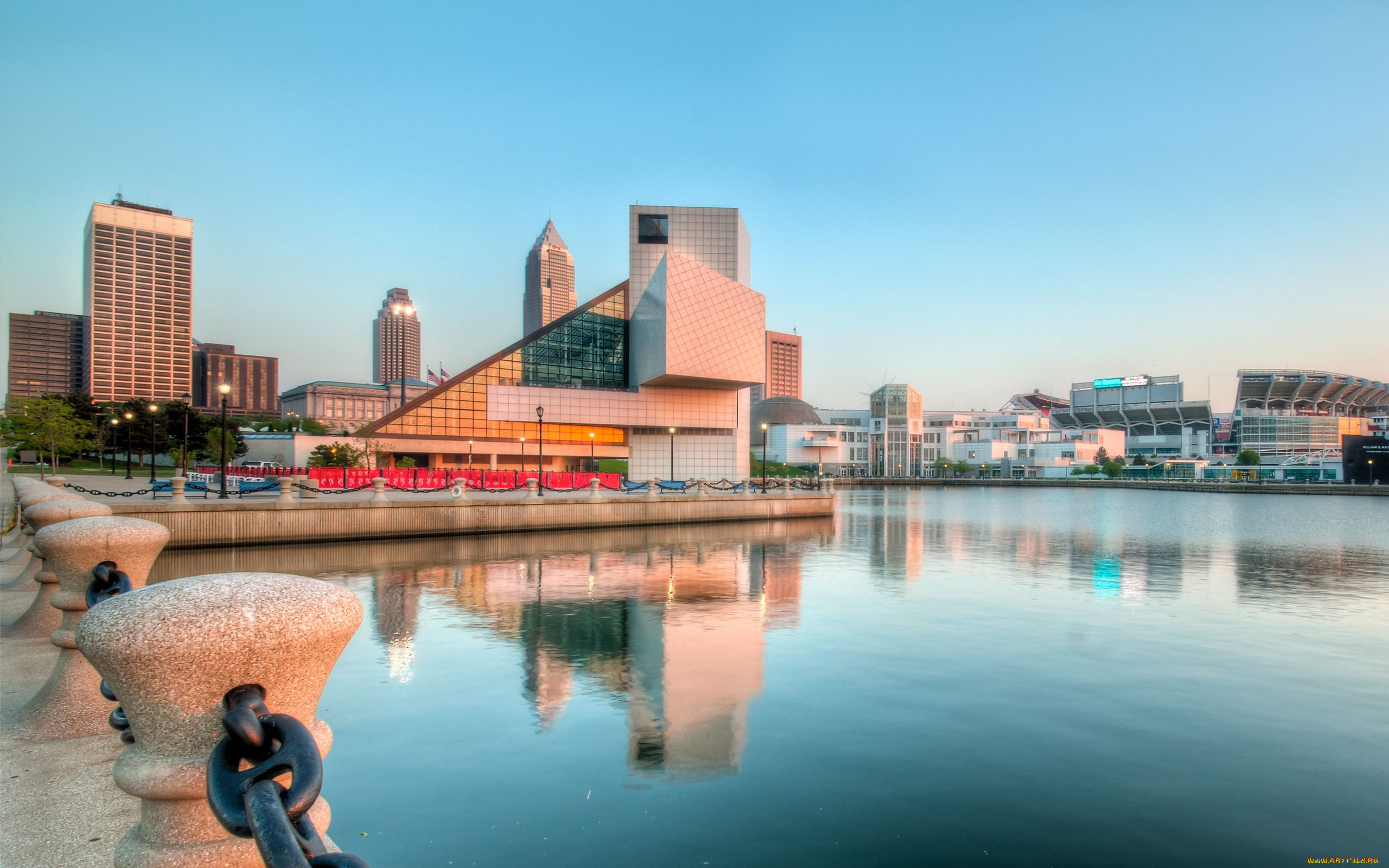 cleveland, города, улицы, площади, набережные