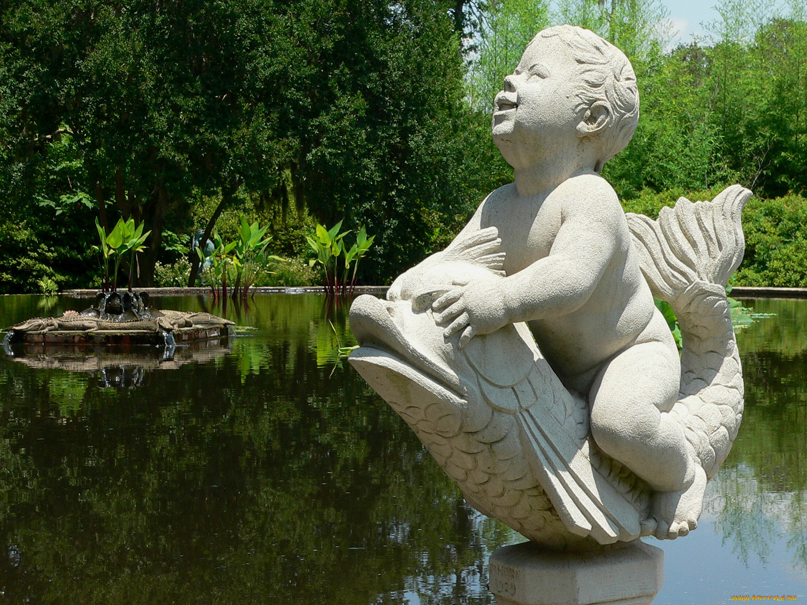 города, памятники, скульптуры, арт, объекты, дельфин