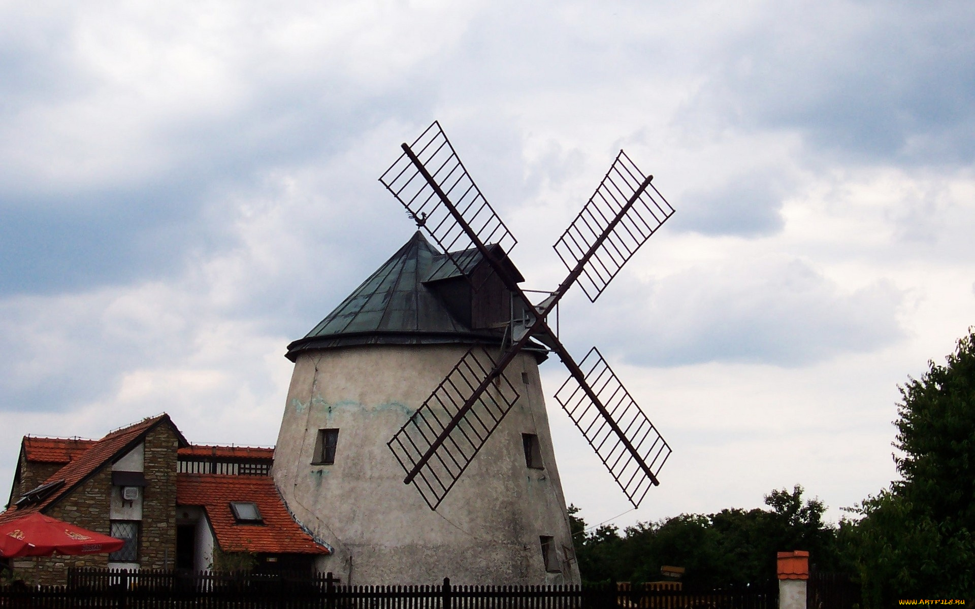 разное, мельницы, старинная, мельница