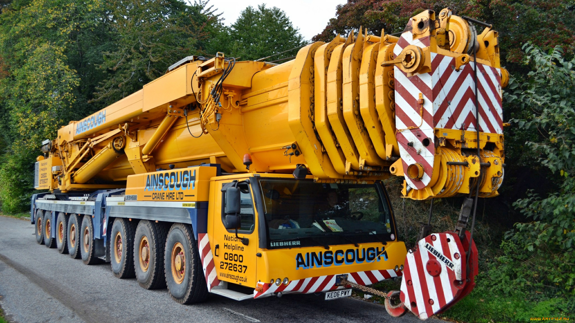 ainscough, liebherr, ltm1500, техника, краны, самоходный, автошасси, кран
