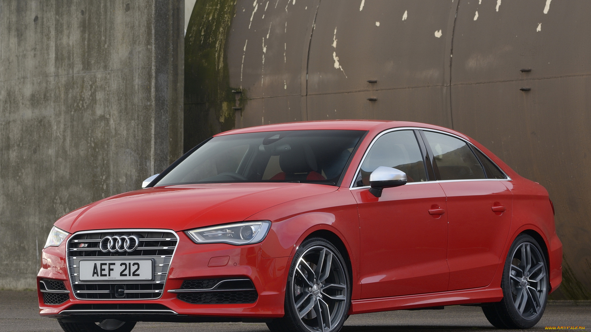 автомобили, audi, uk-spec, 8v, sedan, s3, красный, 2013