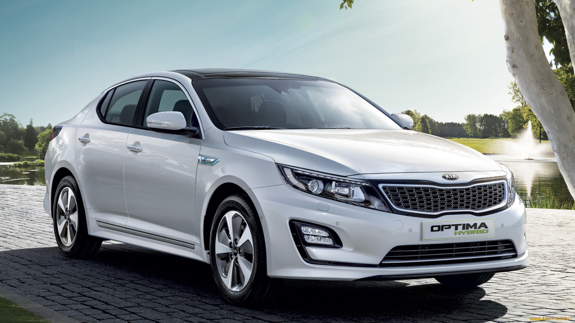 автомобили, kia, светлый, eu-spec, tf, 2014, hybrid, optima