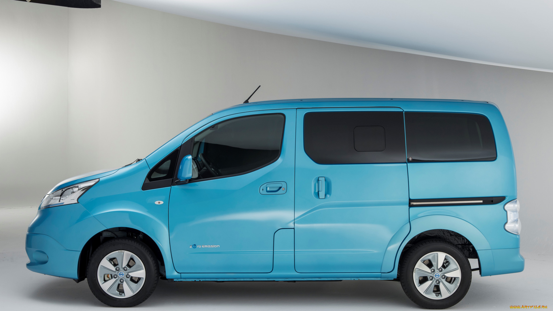 автомобили, nissan, datsun, e-nv200, 2014, синий