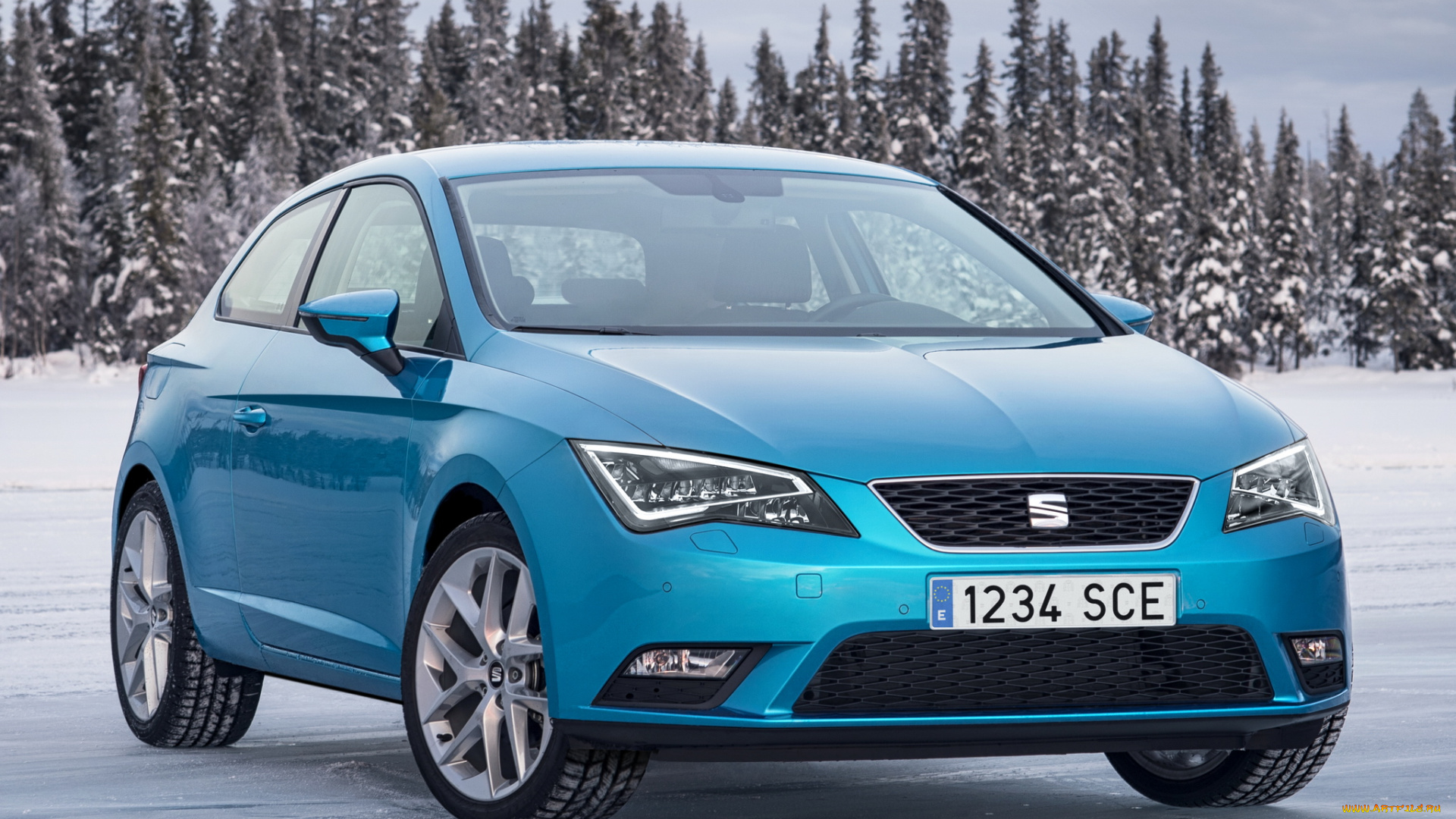 автомобили, seat, leon, синий, 2013, sc