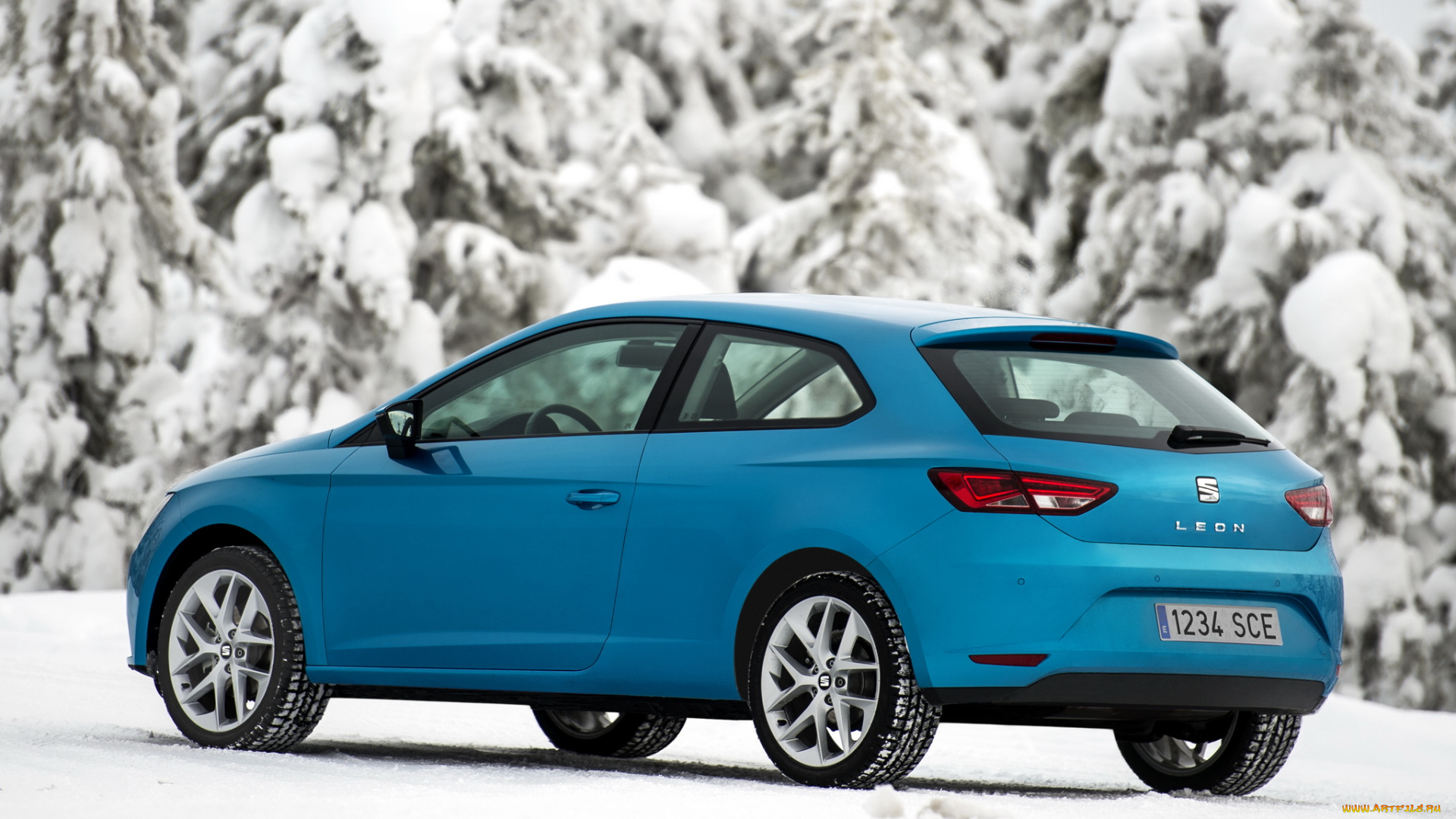 автомобили, seat, sc, leon, синий, 2013