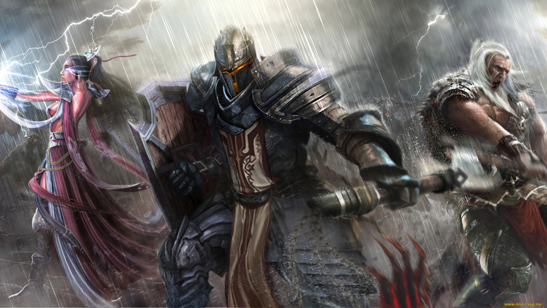 diablo, iii, видео, игры, дождь, монстры, битва, оружие, reaper, of, souls, варвар, воин, маг, diablo, iii