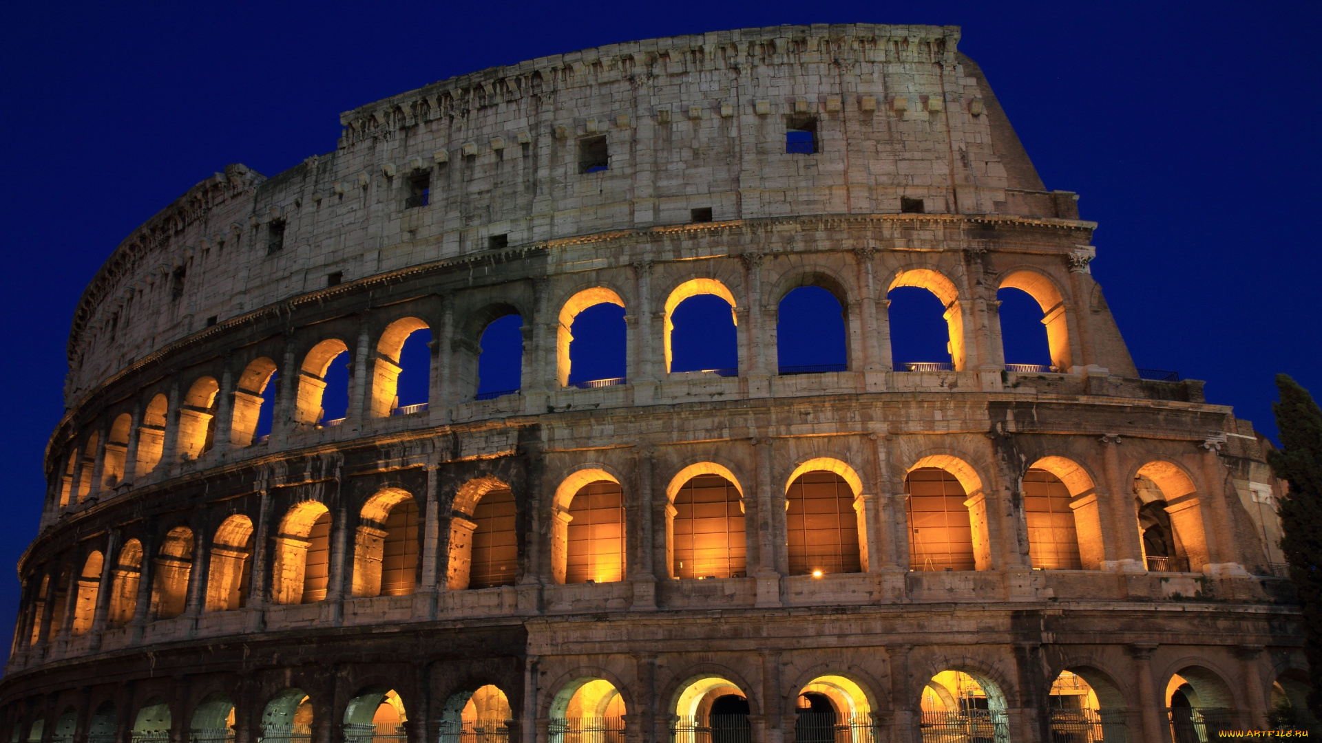 города, рим, , ватикан, , италия, колизей