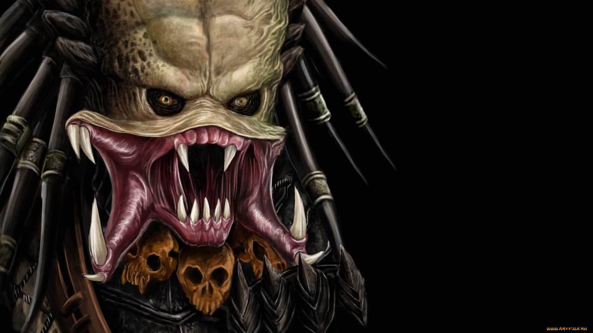 хищник, фэнтези, существа, predator, инопланетянин, пришелец, alien