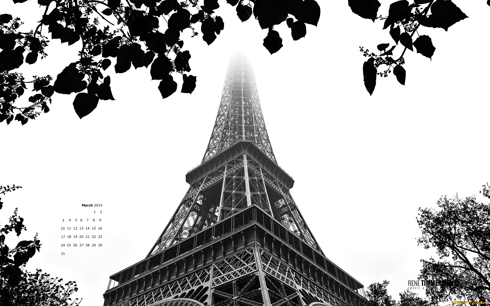 календари, города, париж