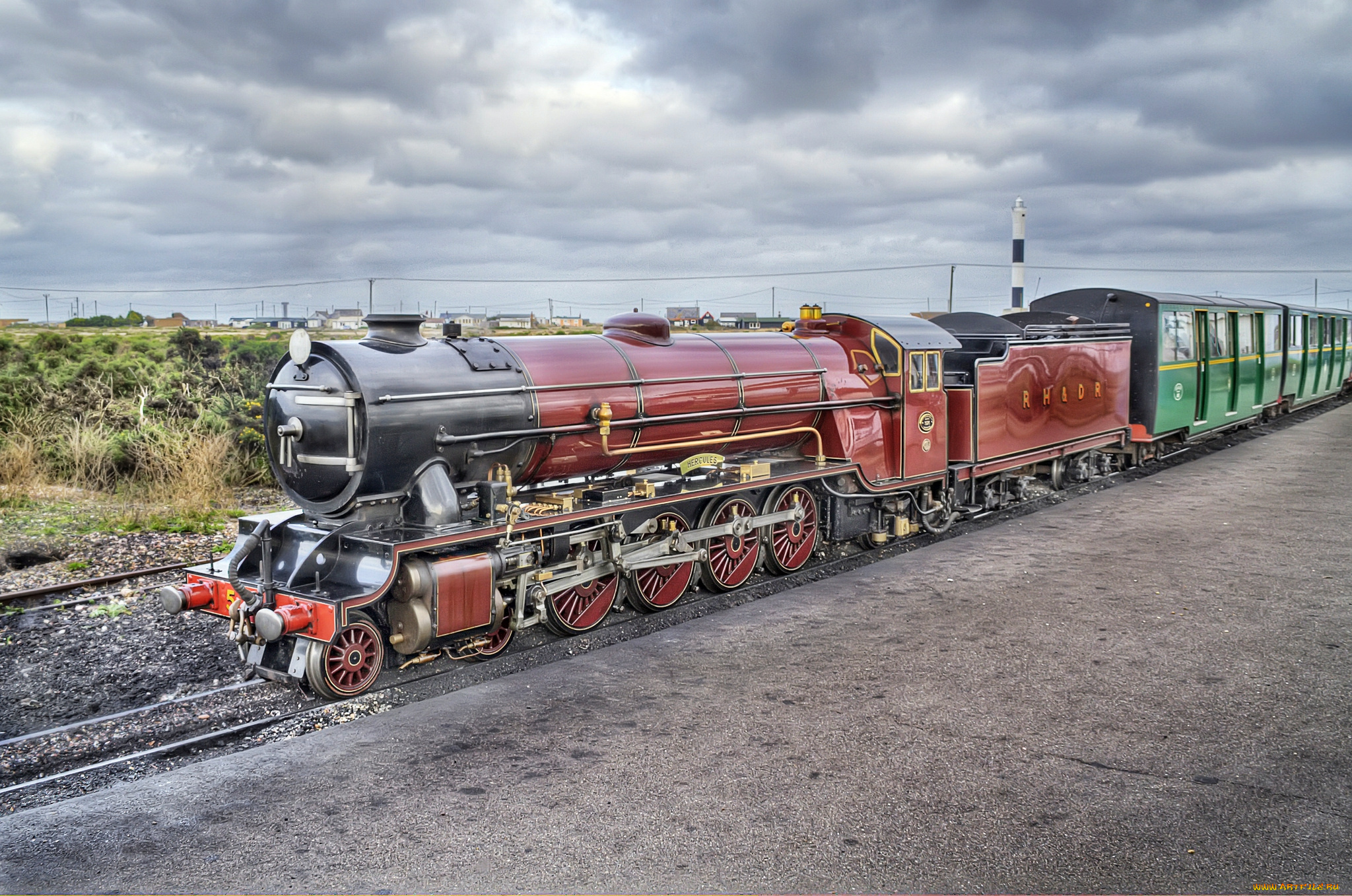 техника, паровозы, рельсы, паровоз, состав, дорога, железная