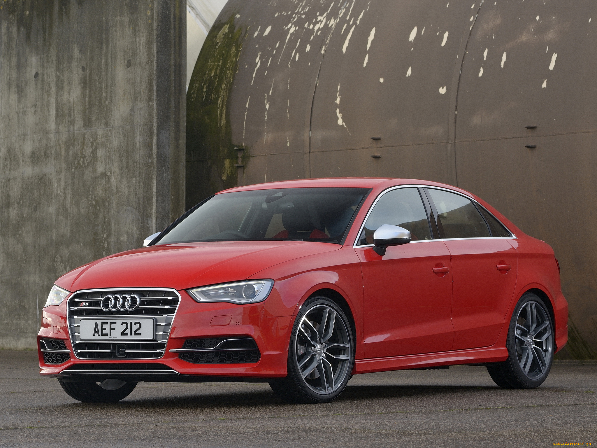 автомобили, audi, uk-spec, 8v, sedan, s3, красный, 2013