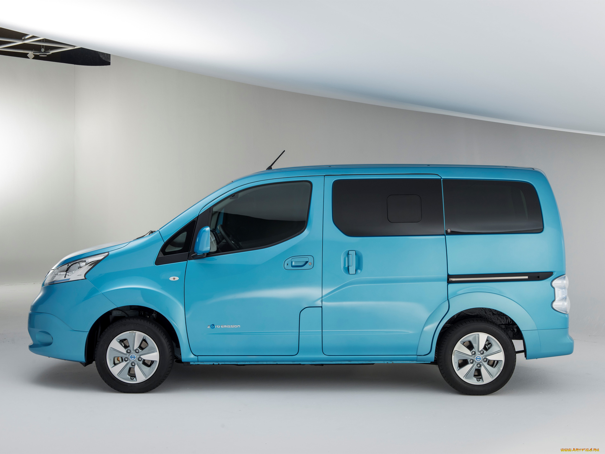 автомобили, nissan, datsun, e-nv200, 2014, синий