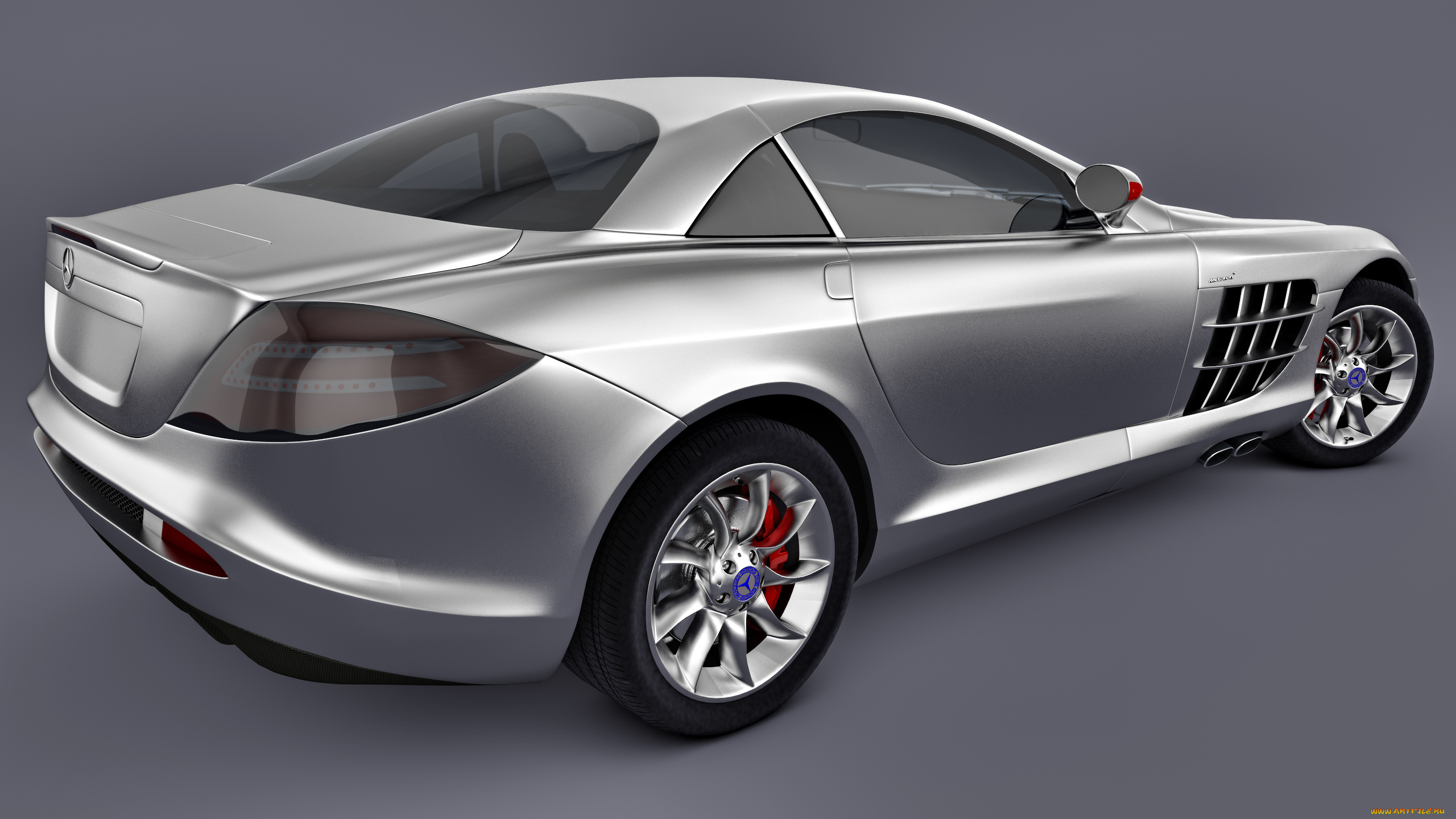 автомобили, 3д, slr, mclaren, benz, mercedes, 2005