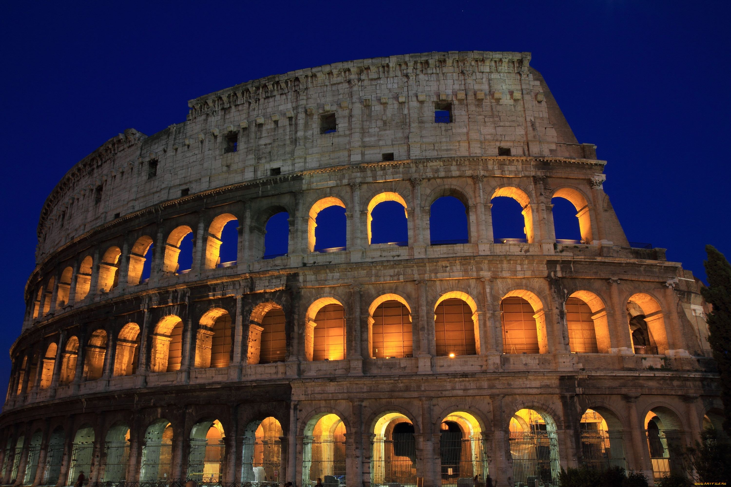 города, рим, , ватикан, , италия, колизей