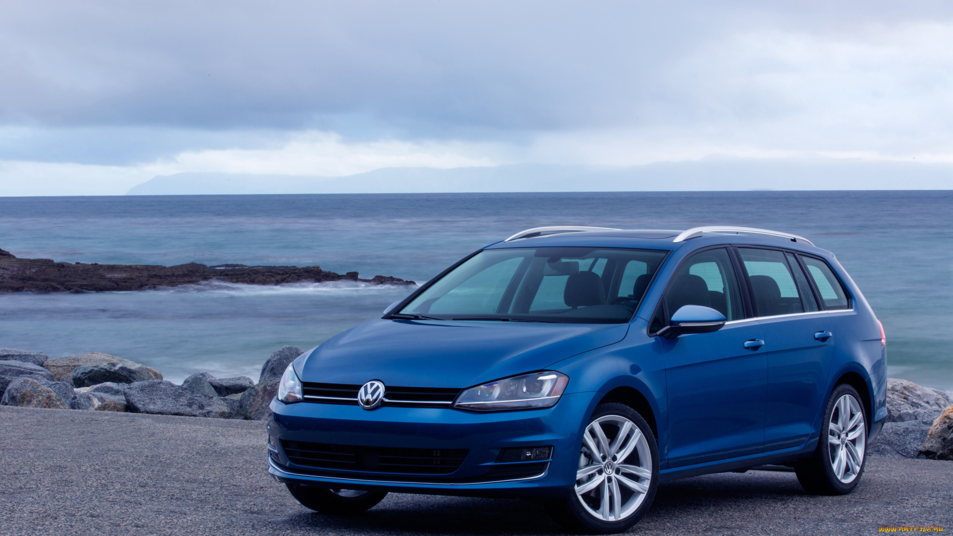 автомобили, volkswagen, us-spec, 2015г, sportwagen, синий, typ, 5g, golf