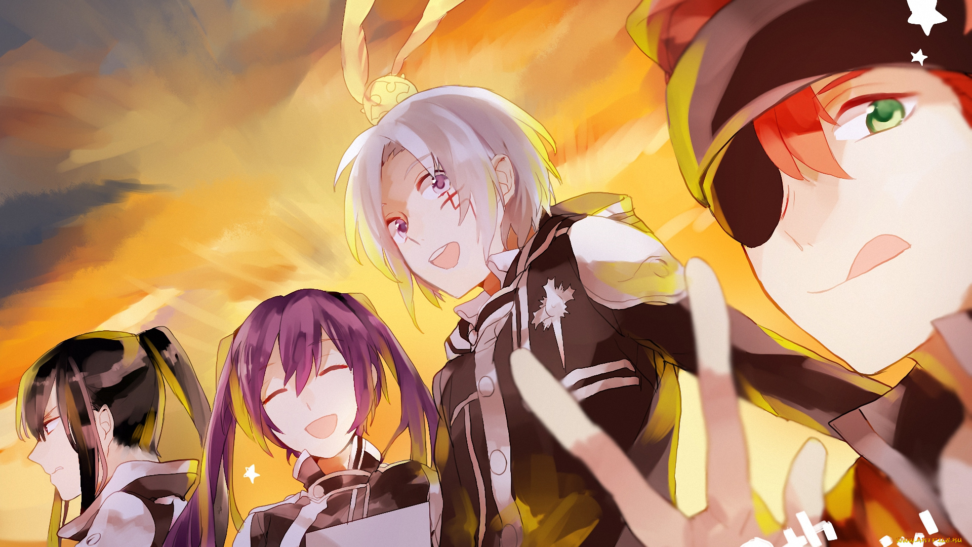 аниме, , gray-man, allen, walker, kanda, экзорцист, воин, lavi, lenalee