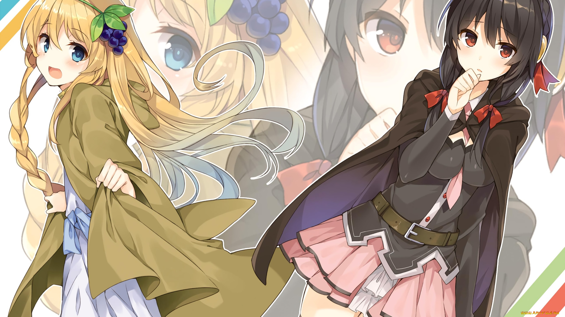 аниме, kono, subarashii, sekai, ni, shukufuku, wo, взгляд, фон, девушки