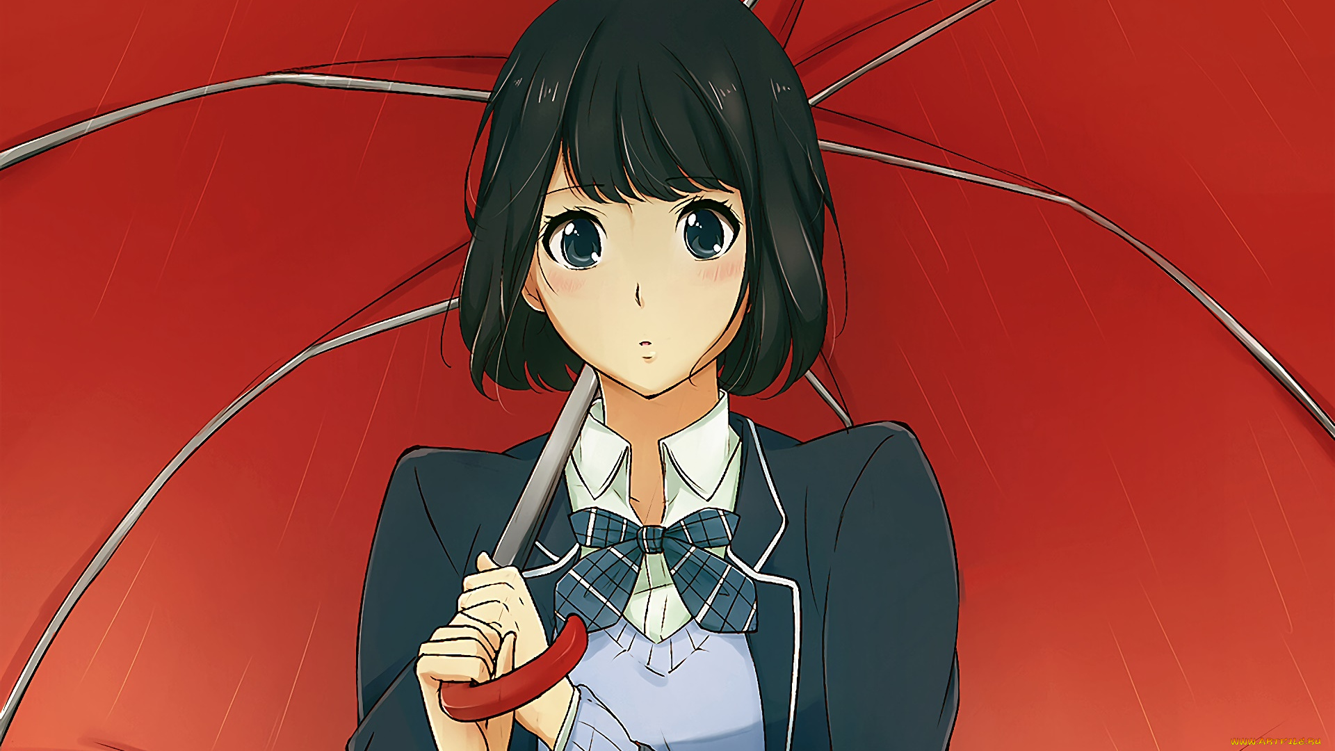 аниме, love, live, , school, idol, project, фон, девушка, взгляд