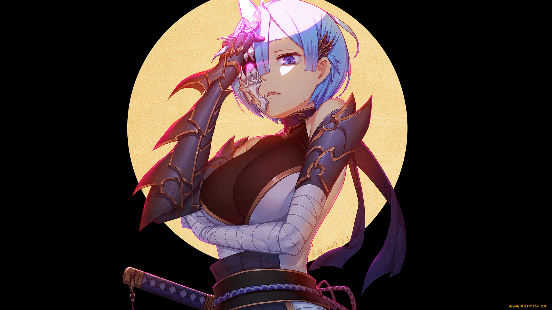 аниме, re, , zero, kara, hajimeru, isekai, seikatsu, взгляд, фон, девушка