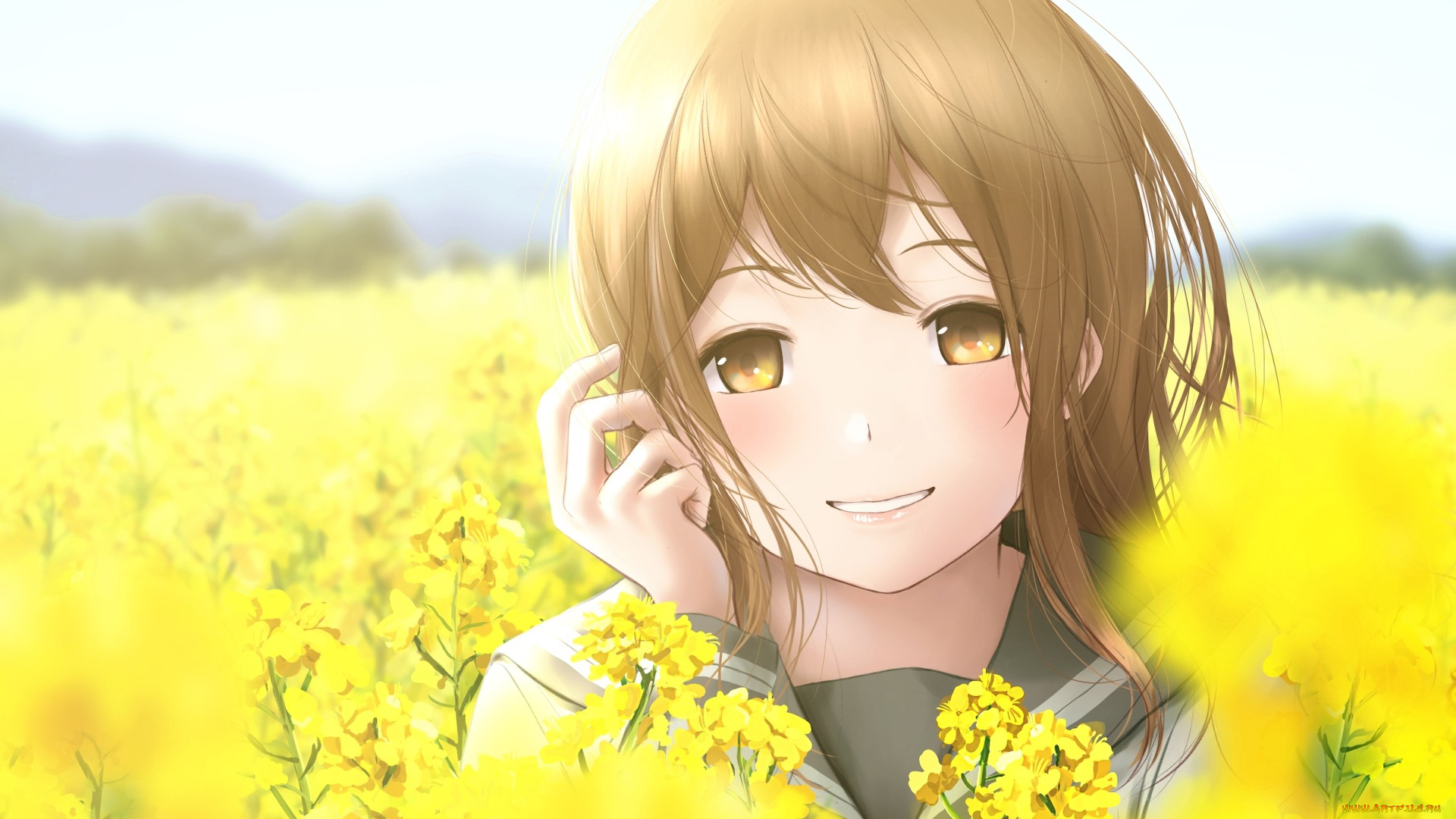 аниме, sword, art, online, девушка, взгляд, фон