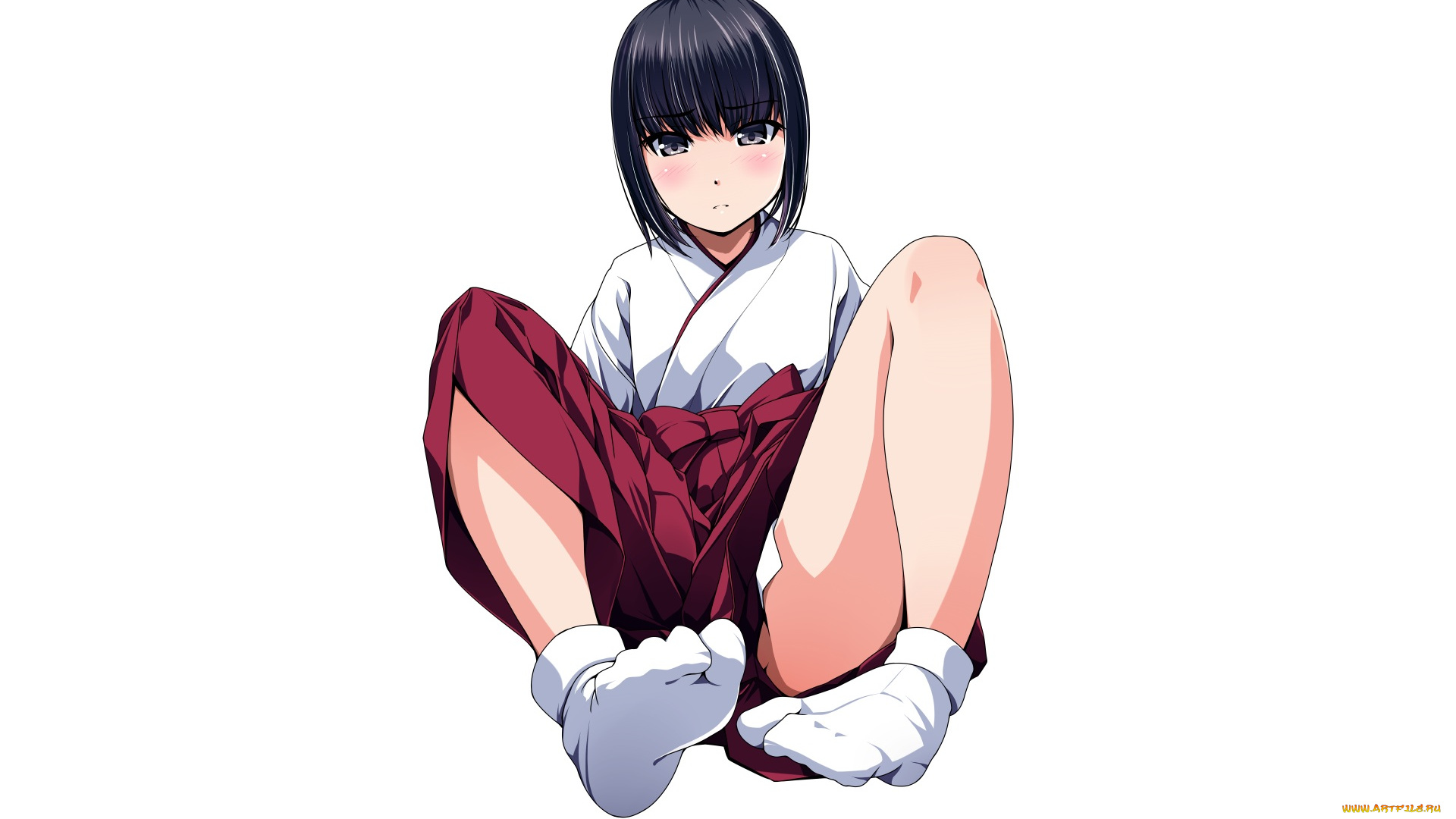 аниме, unknown, , другое, девушка, взгляд, фон