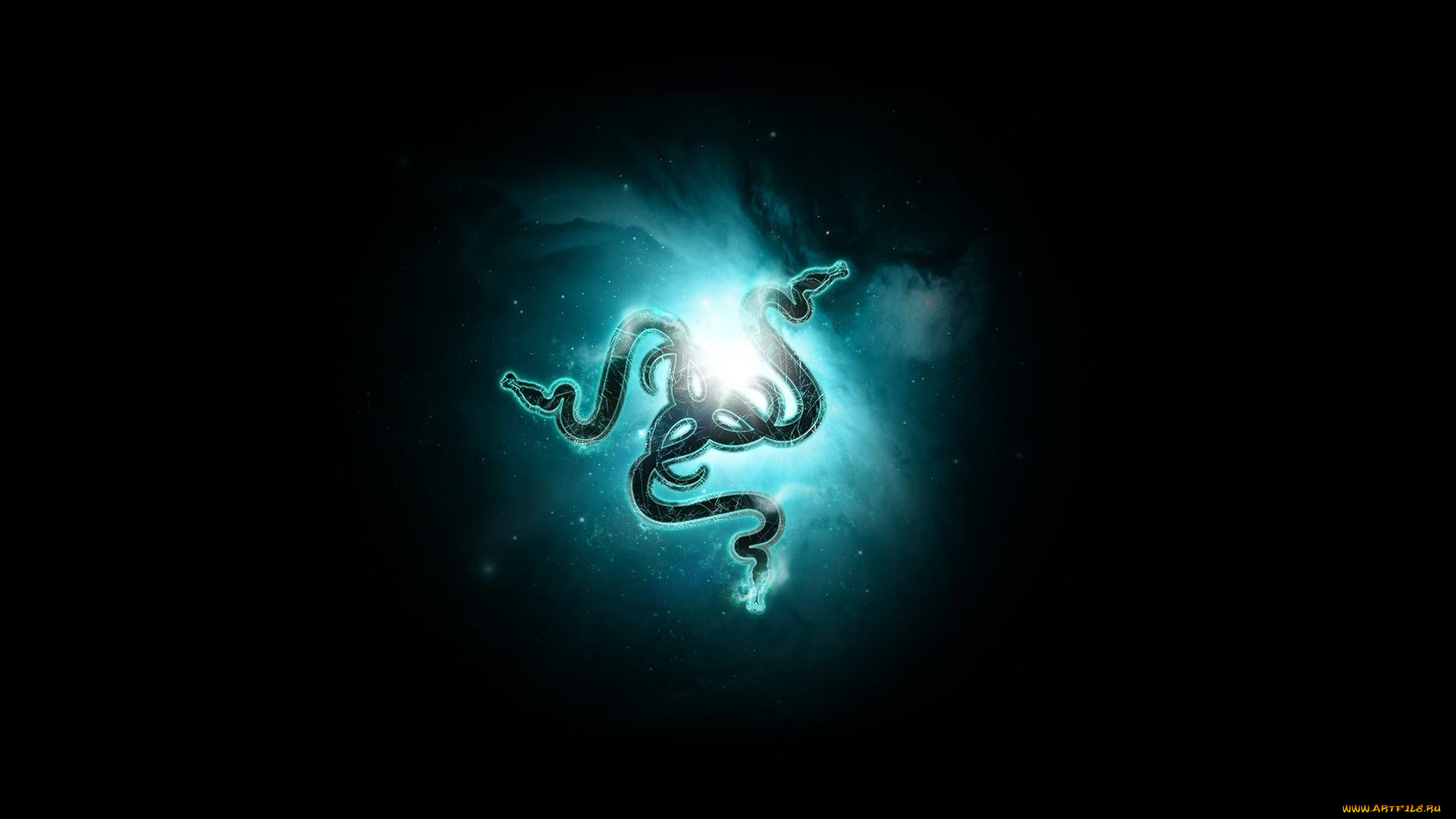 компьютеры, razer, фон, логотип