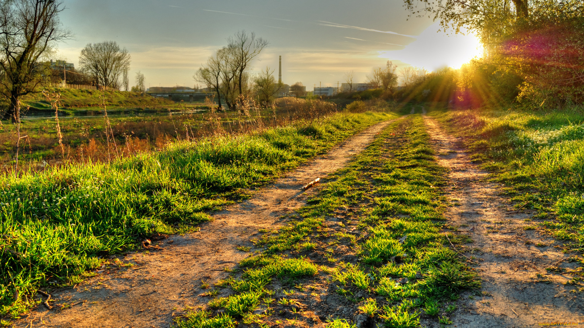 природа, дороги, тракт